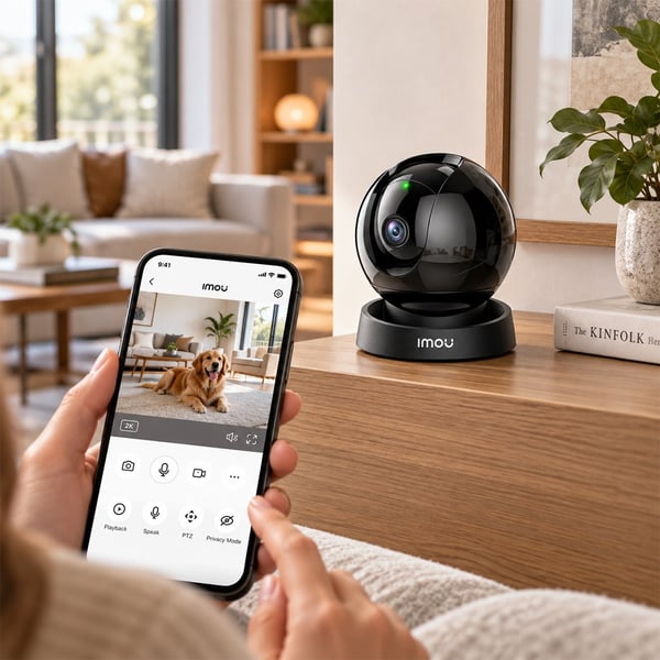 IMOU IPC-S2DP-5R1S REX 3D-R1 AKILLI TAKİP İKİ YÖNLÜ KONUŞMA GECE GÖRÜŞLÜ 5MP Wİ-Fİ KAMERA
