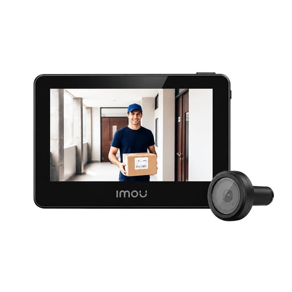 IMOU VD1-5M0S VD1 2.4 & 5 GHZ DUAL BANT Wİ-Fİ İKİ YÖNLÜ KONUŞMA · GECE GÖRÜŞ 5 MP DAHİLİ MONİTÖRLÜ KAPI DÜRBÜNÜ