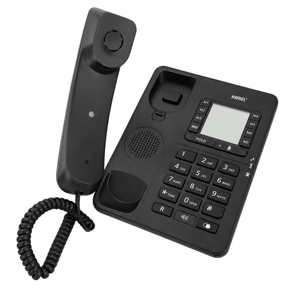 KAREL TM-142 KABLOLU EKRANSIZ SİYAH MASAÜSTÜ TELEFON Fiyatı - Merter Elektronik