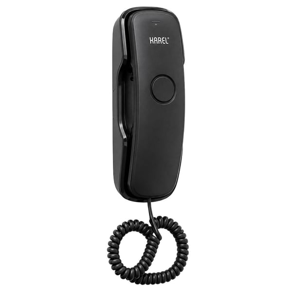 KAREL TM-902 KABLOLU SİYAH DUVAR TİPİ TELEFON Fiyatı - Merter Elektronik