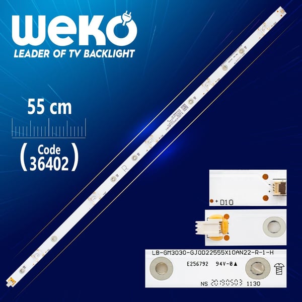 LB-GM3030-GJ0D22555X10AN22-R-1-H 5 LEDLİ 55 CM
