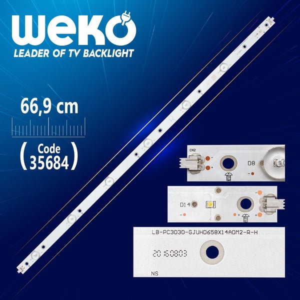 LB-PC3030-GJUHD658X14ADM2-R-H - 7 LEDLİ 66.9 CM - (WK-1161)