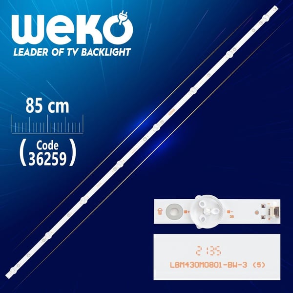 LBM430M0801-BW-3  8 LEDLİ 84.8 CM