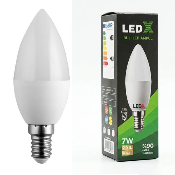 LEDX AL-EEL 7 WATT BUJİ LED AMPUL