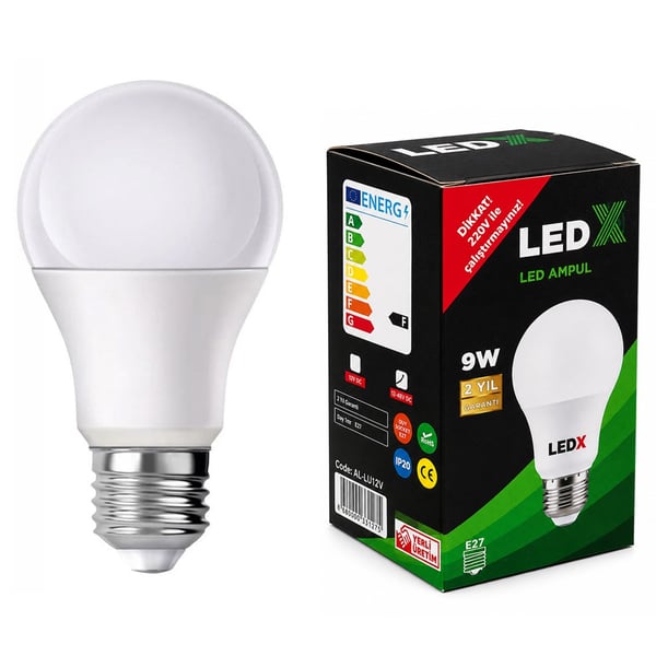 LEDX AL-LL12-48V  12V E27 12 VOLT - 10 WATT 6500K 850 LÜMEN BEYAZ LED AMPUL (12 VOLT - 48 VOLT ARASI ÇALIŞIR) Fiyatı - Merter Elektronik