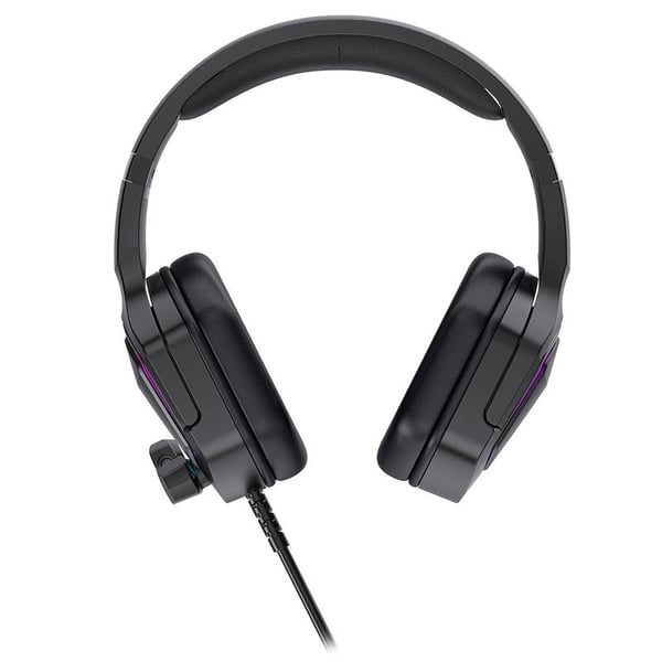 LENOVO LECOO HT403 KONEKTÖR ADAPTÖRLÜ RGB LED AYDINLATMALI KABLOLU KULAK ÜSTÜ GAMİNG OYUNCU KULAKLIK