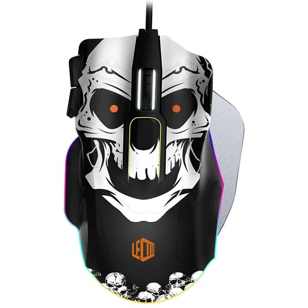 LENOVO LECOO MG1102 8200 DPI 10 MAKRO TUŞLU KABLOLU RGB GAMING MOUSE MOUSEPAD