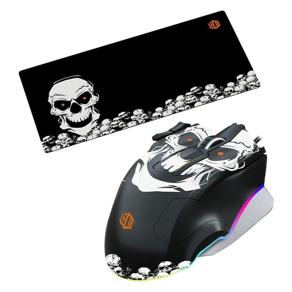 LENOVO LECOO MG1102 8200 DPI 10 MAKRO TUŞLU KABLOLU RGB GAMING MOUSE MOUSEPAD