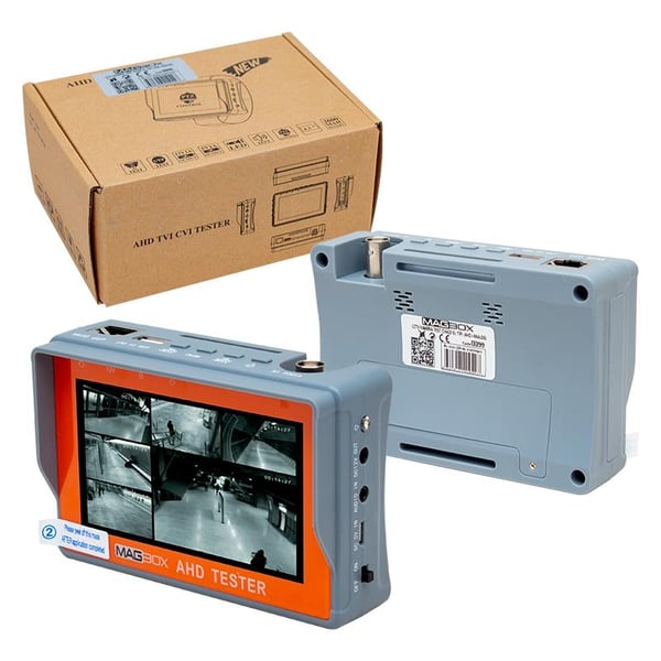 MAGBOX AHD+ANALOG CCTV KAMERA EL TİPİ TEST CİHAZI (4.3 EKRAN*FENERLİ)