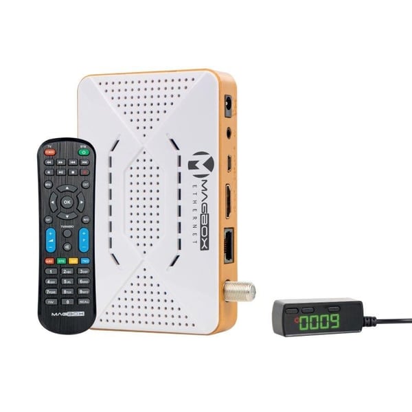 MAGBOX ETHERNET FULL HD ETHERNETLİ ÇİFT USBLİ FREE IP BOX UYDU ALICISI (DAHİLİ AKILLI KUMANDA)
