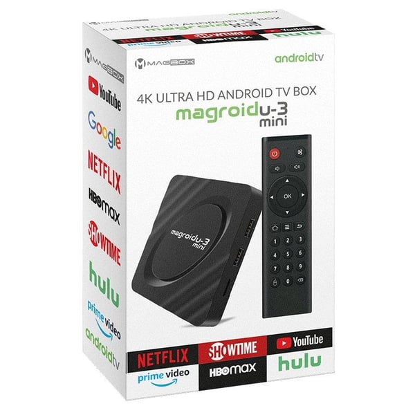 MAGBOX MAGROID U3 MİNİ 16 GB HDD 2 GB RAM 4K TV BOX (ANDROID 9.1)