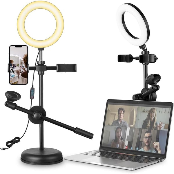 MAGICVOICE DS-HD29 MASAÜSTÜ LEDLİ İKİ TELEFON BİR MİKROFON TUTACAĞI