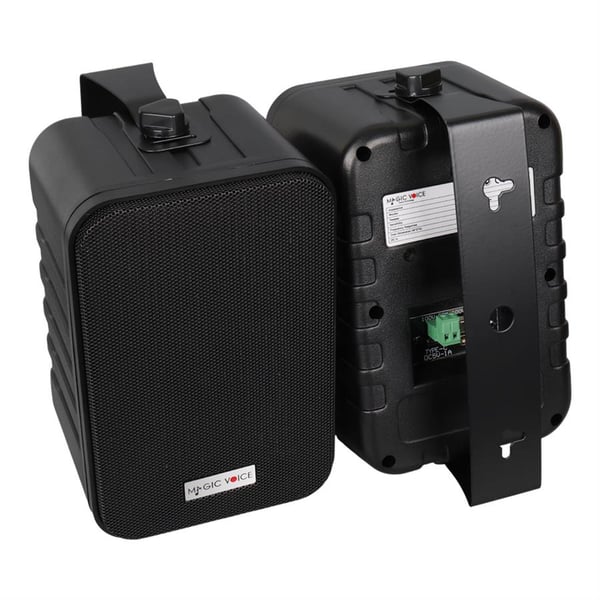MAGICVOICE F-LHY4A 10 CM 4 10 WATT SİYAH ÇİFTLİ USBLİ TRAFOLU SÜTUN HOPARLÖR Fiyatı - Merter Elektronik