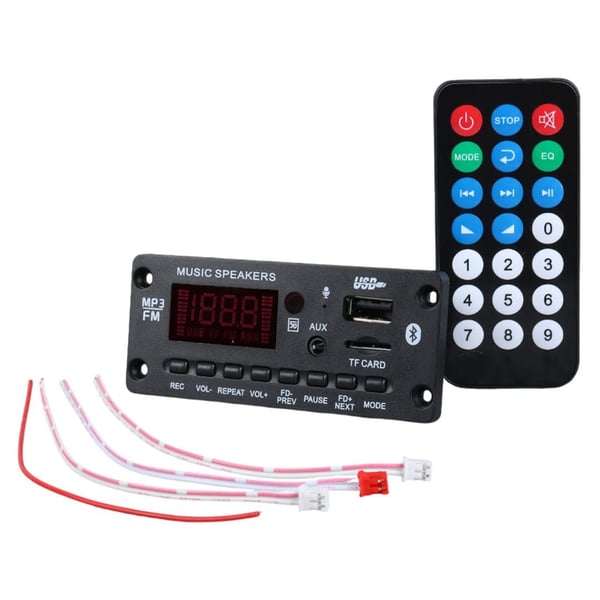 MAGICVOICE G010 USB/SD/BLUETOOTH KUMANDA- 2X25W ANFİ ÇIKIŞLI OTO TEYP ÇEVİRİCİ DİJİTAL PLAYER BOARD (95X40MM)