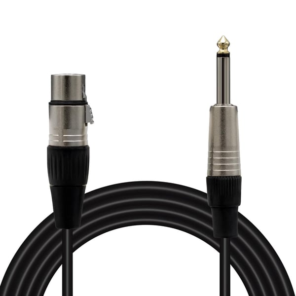 MAGİCVOİCE LD379B 6.3 MM MONO ERKEK + CANON DİŞİ 15 METRE KABLO