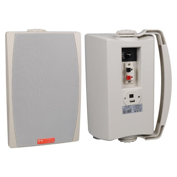 MAGİCVOİCE MG-03 16 CM 60 WATT ÇİFTLİ USBLİ KOMÜTATÖRLÜ TRAFOLU BEYAZ SÜTUN HOPARLÖR Fiyatı - Merter Elektronik