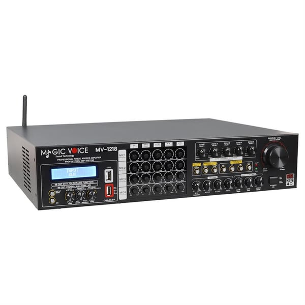 Magicvoice Mv-1218 6 Kanal 80W Rms Trafolu Anfi Fiyatı - Merter Elektronik