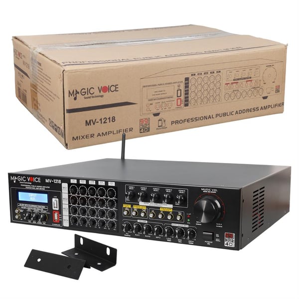 Magicvoice Mv-1218 6 Kanal 80W Rms Trafolu Anfi Fiyatı - Merter Elektronik