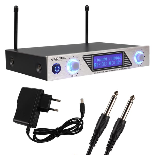 Magicvoice MV-1312EE Uhf 2 El Kablosuz Telsiz Mikrofon Fiyatı - Merter Elektronik