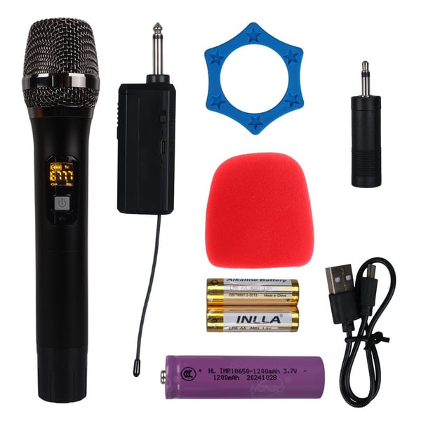 MagicVoice MV-21760 UHF Ekranlı Kablosuz Telsiz Mikrofon Fiyatı - Merter Elektronik