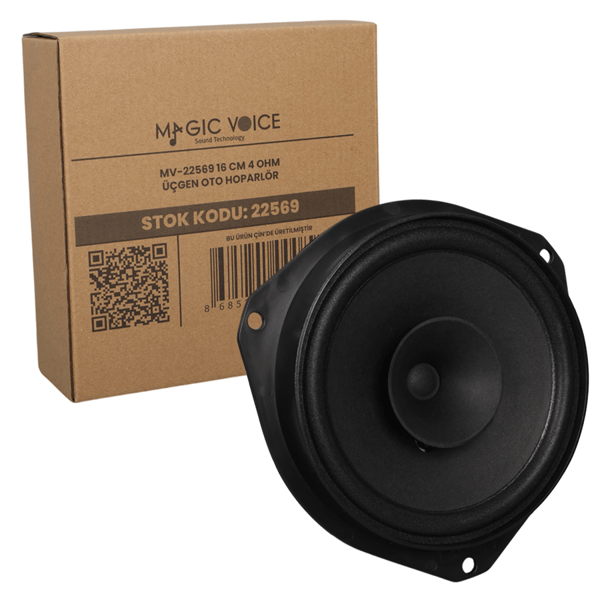 Magıcvoıce Mv-22569 16 Cm 4 Ohm Üçgen Oto Hoparlör (Fıat Ve Hyundaı İçin) Fiyatı - Merter Elektronik