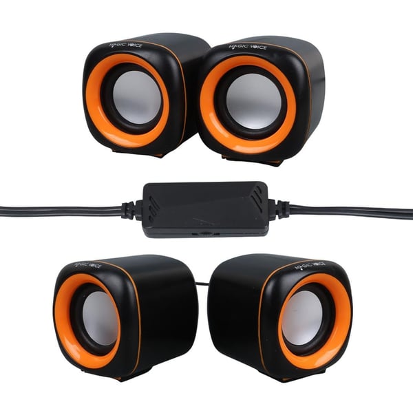 Magicvoice MV-24837 USB Mini Hoparlör (2X3Watt) Fiyatı - Merter Elektronik