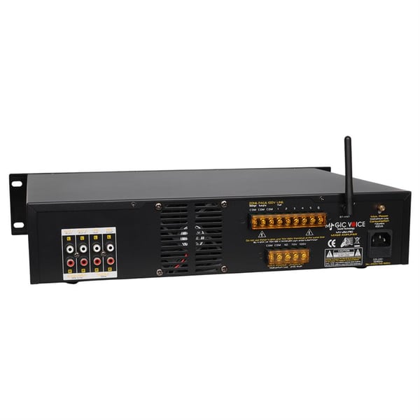 Magıcvoıce Mv-26490 250 Watt 100 Volt Usb/Mp3/Bluetooth 6 Bölgeli Trafolu Mıxer Anfi Fiyatı - Merter Elektronik