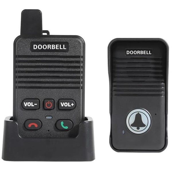 MAGICVOICE MV-28437 200 METRE KABLOSUZ SESLİ İKİ YÖNLÜ KONUŞMALI EV&DAİRE&OFİS&APARTMAN İÇİN ŞARJ EDİLEBİLİR KAPI ZİLİ