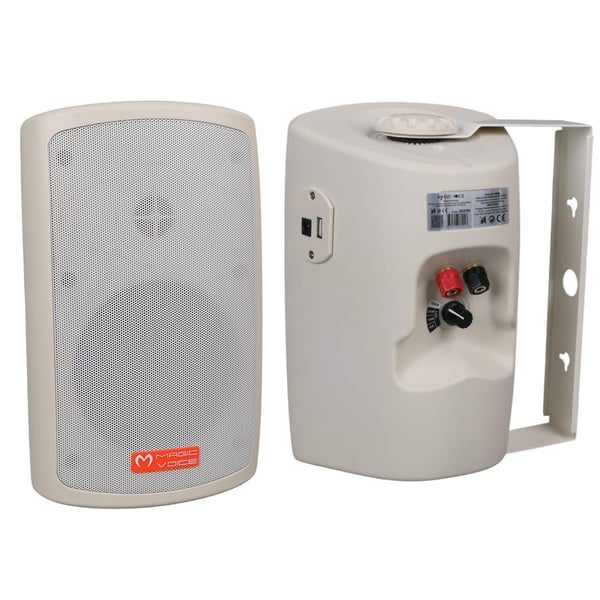 MAGİCVOİCE MG-36 11 CM 50 WATT ÇİFTLİ USBLİ KOMÜTATÖRLÜ TRAFOLU BEYAZ SÜTUN HOPARLÖR Fiyatı - Merter Elektronik