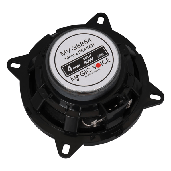 MAGICVOICE MV-38854 4 OHM 80 WATT 10 CM TEKLİ OTO HOPARLÖR Fiyatı - Merter Elektronik