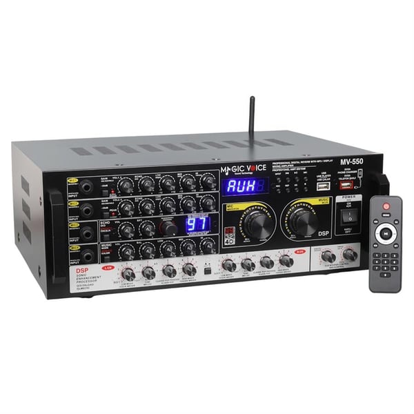 Magicvoice Mv-550 2x100 Watt Usb-Sd-Bluetooth- Balans Trafosuz Anfi Fiyatı - Merter Elektronik