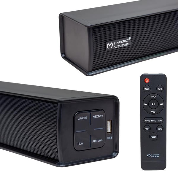 MAGICVOICE MV-8809 2.0 CH 60W RMS BT/HDMI/AUX KUMANDALI SOUND BAR