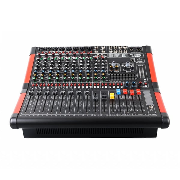 MAGICVOICE MV-A1200 12 XF CH-2X650-W USB/BT POWER MIXER