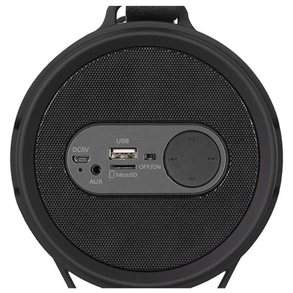 MIKADO MD-44BT SİYAH FM DESTEKLİ OUTDOOR BLUETOOTH MÜZİK KUTUSU SİYAH*KIRMIZI