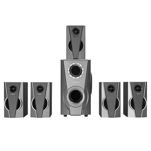 Mikado MD-672BT 5+1 Bluetooth Speaker 120W Usb+SD+FM Destekli Multimedia Ev Sinema Ses Sistemi Fiyatı - Merter Elektronik