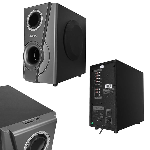 Mikado MD-672BT 5+1 Bluetooth Speaker 120W Usb+SD+FM Destekli Multimedia Ev Sinema Ses Sistemi Fiyatı - Merter Elektronik