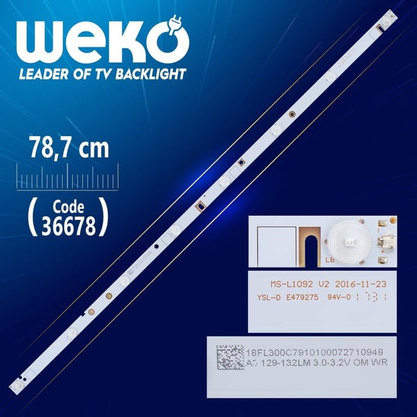 MS-L1092 V2  8 LEDLİ 78,7 CM