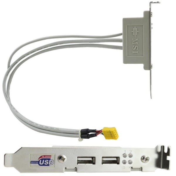 MSI K10-3018002-E06 2 PORTLU USB BRAKET