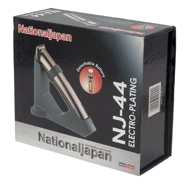 NATIONALJAPAN NJ-44 3 WATT ŞARJLI VE PİLLİ TIRAŞ MAKİNESİ