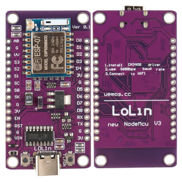 NODEMCU LUA ESP07 MODULE Fiyatı - Merter Elektronik