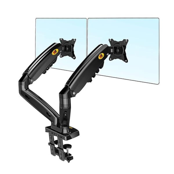 NORTH BAYOU F160 17 - 27 AMORTİSÖRLÜ STAND ÇİFT KOL LCD / LED MONİTÖR TUTUCU STAND ASKI APARATI