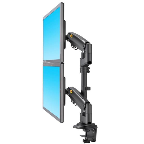 NORTH BAYOU H180 22 - 32 AMORTİSÖRLÜ STAND ÇİFT KOL LCD / LED MONİTÖR TUTUCU STAND ASKI APARATI