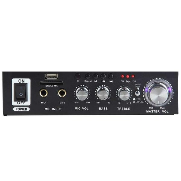 Notel Not-306 2X20W 4-8 Ohm Usb/Sd Girişli Bluetoothlu 2 Mikrofon Girişli Trafosuz Stereo Mini Anfi Fiyatı - Merter Elektronik