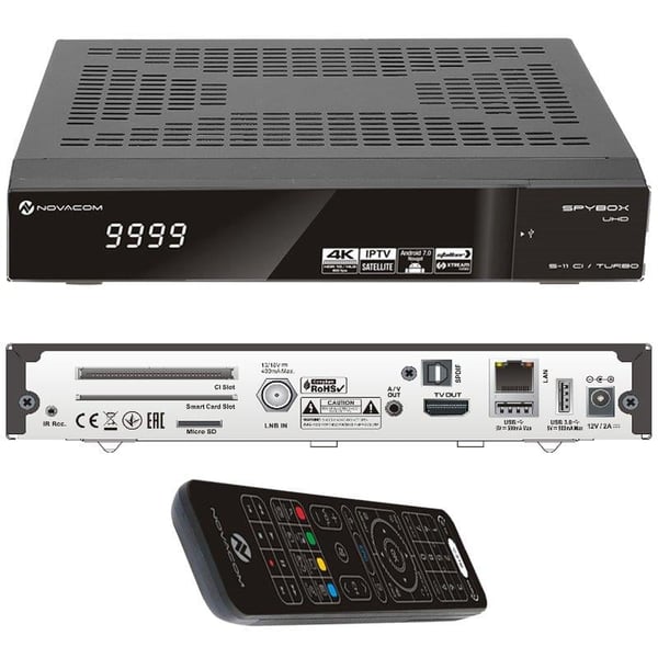 NOVACOM SPYBOX S11 CI/TURBO PLUS 4K IP TV SET TOP BOX UYDU ALICISI