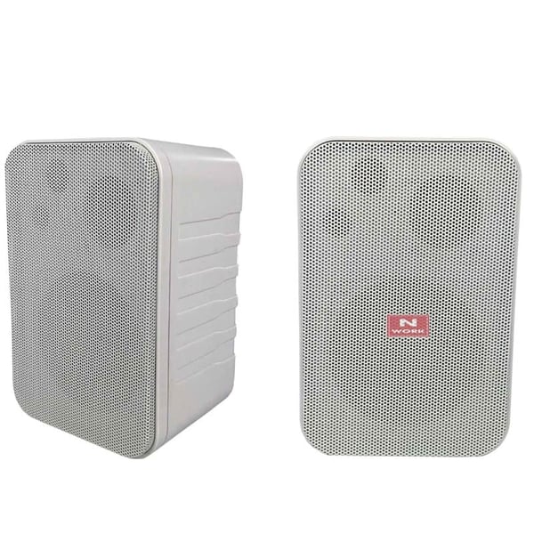 NWORK NW-4T 10 CM 10 WATT 2Lİ TAKIM BEYAZ TRAFOLU SÜTUN HOPARLÖR