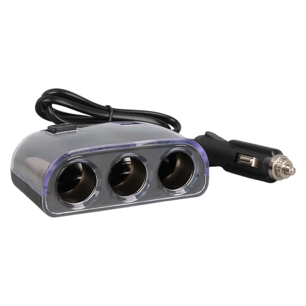 Olesson 1505 12-24V 3Lü Çift Usbli 120W 80 Cm Kablolu Araç Çakmak Çoklayıcı Fiyatı - Merter Elektronik