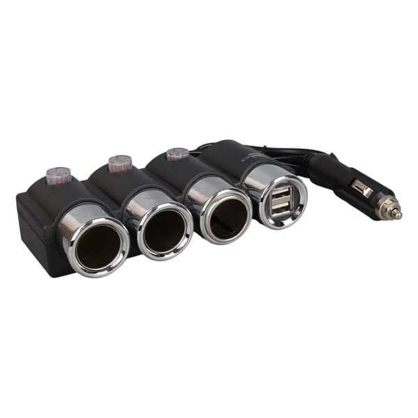 Olesson 1508 12-24V 3Lü Çift Usbli 120W 80 Cm Kablolu Araç Çakmak Çoklayıcı Fiyatı - Merter Elektronik