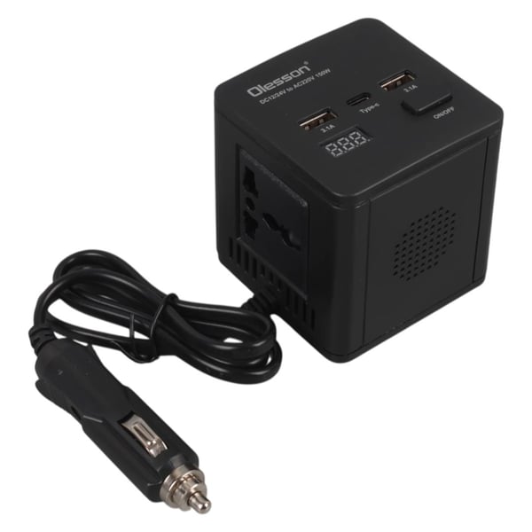 Olesson 1663 12-24V Type-C+ Çift Usbli 150W Araç Power Inverter Fiyatı - Merter Elektronik