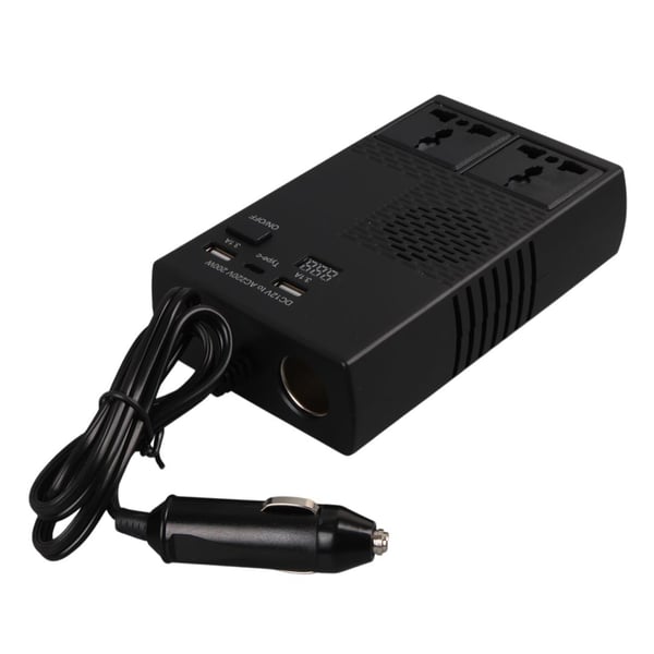Olesson 1664 12-24V Type-C+ Çift Usbli 200W Araç Power Inverter Fiyatı - Merter Elektronik