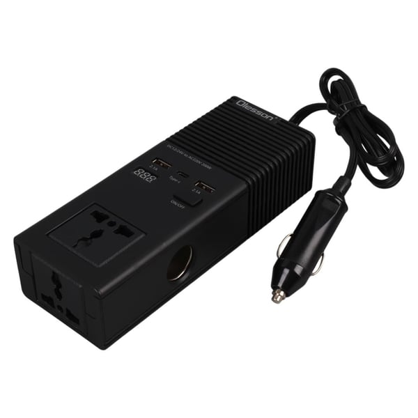 Olesson 1665 12-24V Type-C+ Çift Usbli 200W Araç Power Inverter Fiyatı - Merter Elektronik